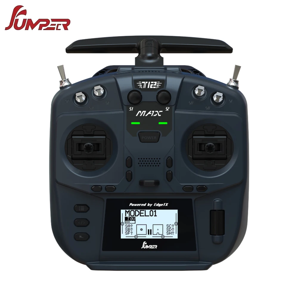 جهاز إرسال Jumper T12 Max T12Max 2.4Ghz/915Mhz 500mW ExpressLRS EdgeTx