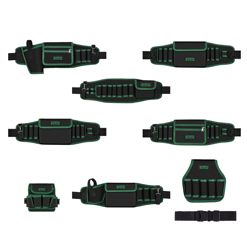 Многофункциональная сумка для хранения инструментов, поясная сумка для электрика, дрели, гаечного ключа, молотка, сумка для отвертки, аппаратный органайзер для инструментов