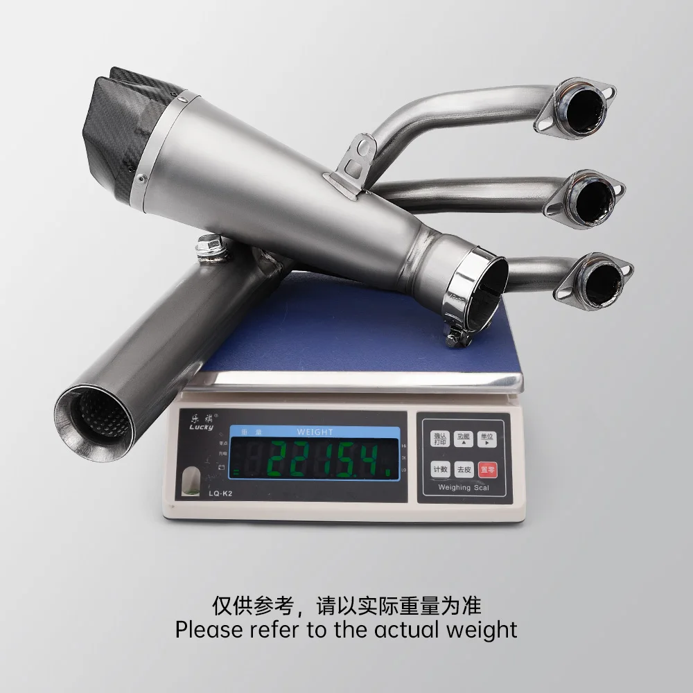 Titanium alloy high quality exhaust pipe for CFMOTO 675SR-R full motorcycle exhaust system