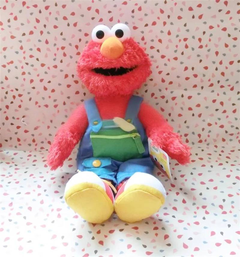 Englische Schulplüschpuppe Elmo Abby Grovey Plüschtierpuppe Kindergeburtstagsgeschenk Souvenir