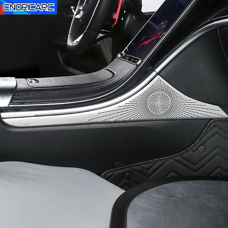 Auto Konsole Getriebe Shift Panel Seite Abdeckung Dekoration Rahmen Trim Für Mercedes Benz C Klasse W206 2022-23 Innen zubehör Aufkleber