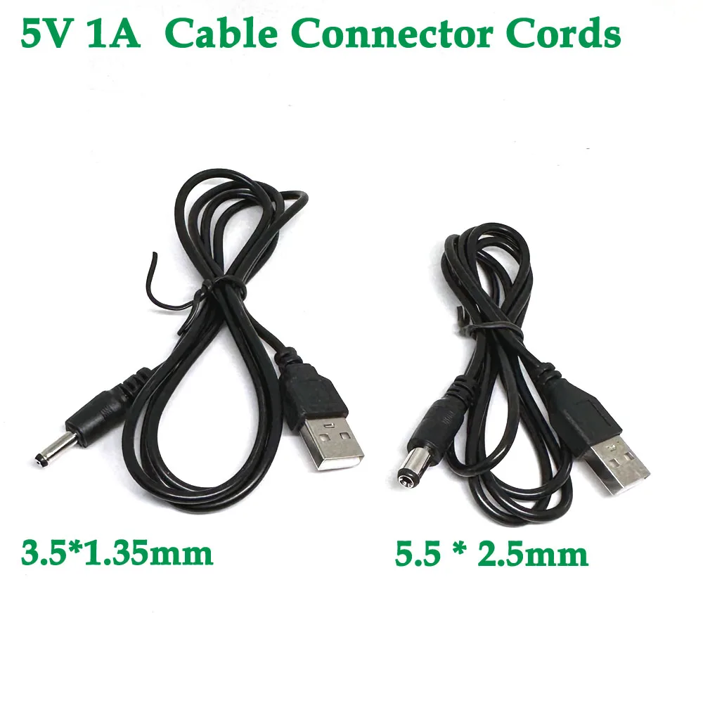 USB do DC5.5 DC Ładowanie Elektroniczna linia danych Akcesoria elektroniczne USB do DC 5.5 * 2.1 / 5.5 * 2.5 mm Kabel zasilający z rdzeniem miedzianym
