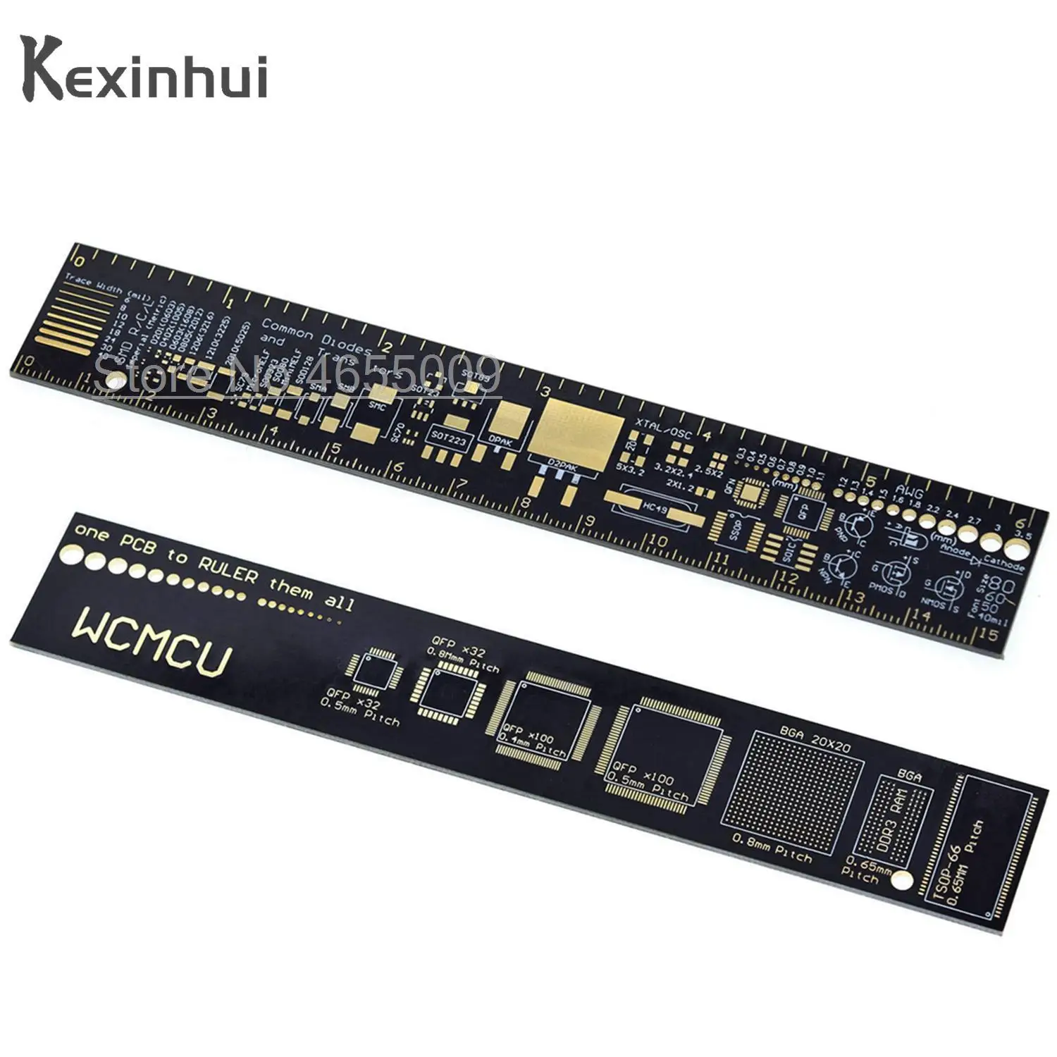 15cm PCB Ruler For Electronic Engineers For Geeks Makers For Arduino Fans PCB Reference Ruler PCB Packaging Units v2 - 6