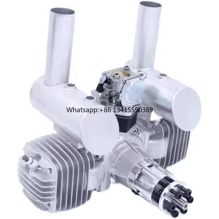 

RCGF STINGER 125CC TWIN 2-тактный 2-тактный поршневой клапан бензинового двигателя цикла поршневого клапана для FPV RC БПЛА самолета с неподвижным крылом