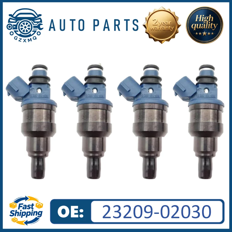 23209-02030 High quality 4pcs Fuel Injectors For 1992-1997 Toyota Carina E AT190 4AFE AT191 7AFE #23250-02030 0280150439