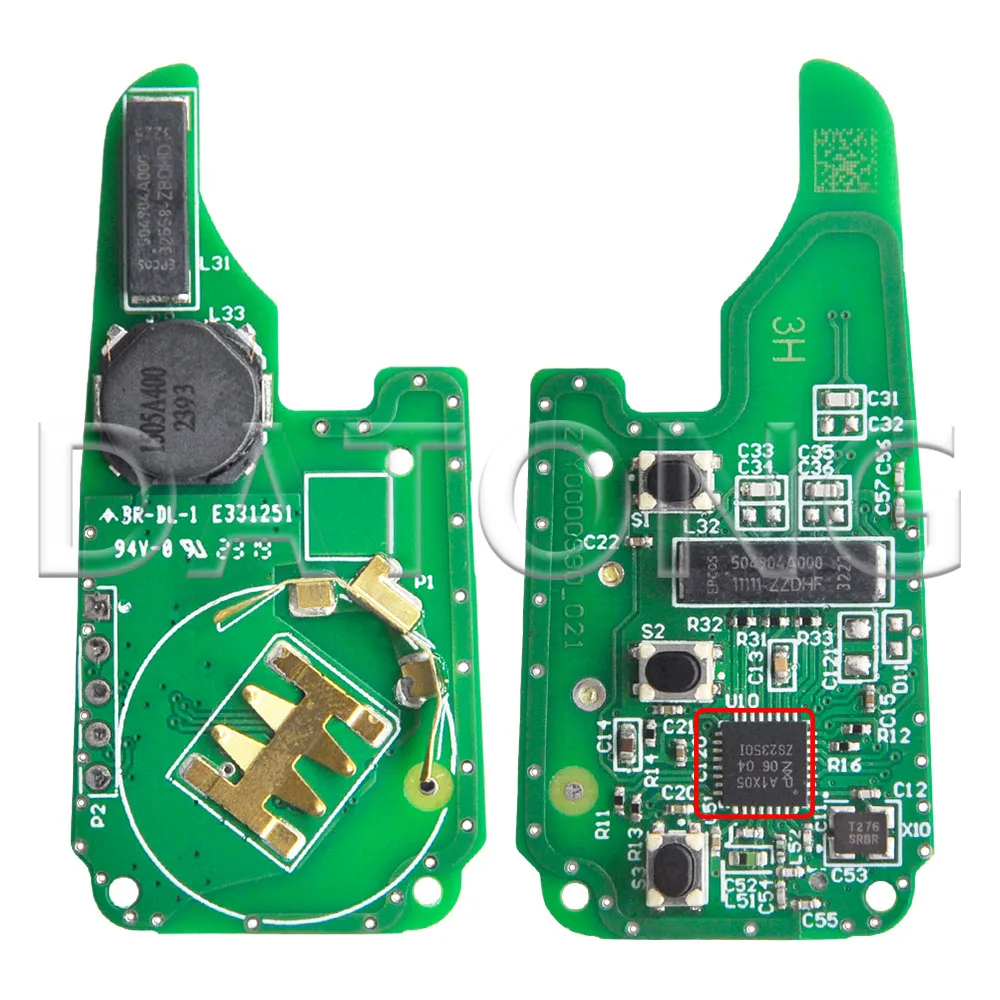 Datong World Original PCB Car Remote Key For ZS MG MG5 Morris Garage MG6 HS ID47 Chip PCF7953X 433MHz Keyless Go Smart Key
