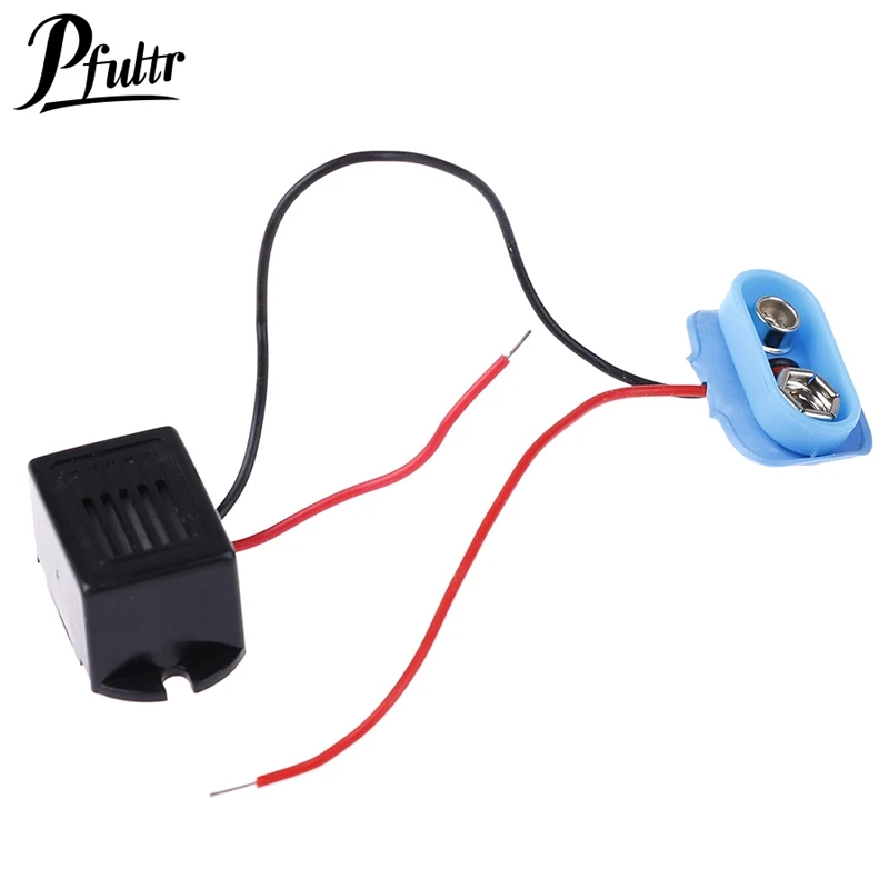 

1Pcs 9V 400HZ Mechanical Buzzer With Lead Vibrating Buzzer With Battery Holder Rodent Repellent Buzzer