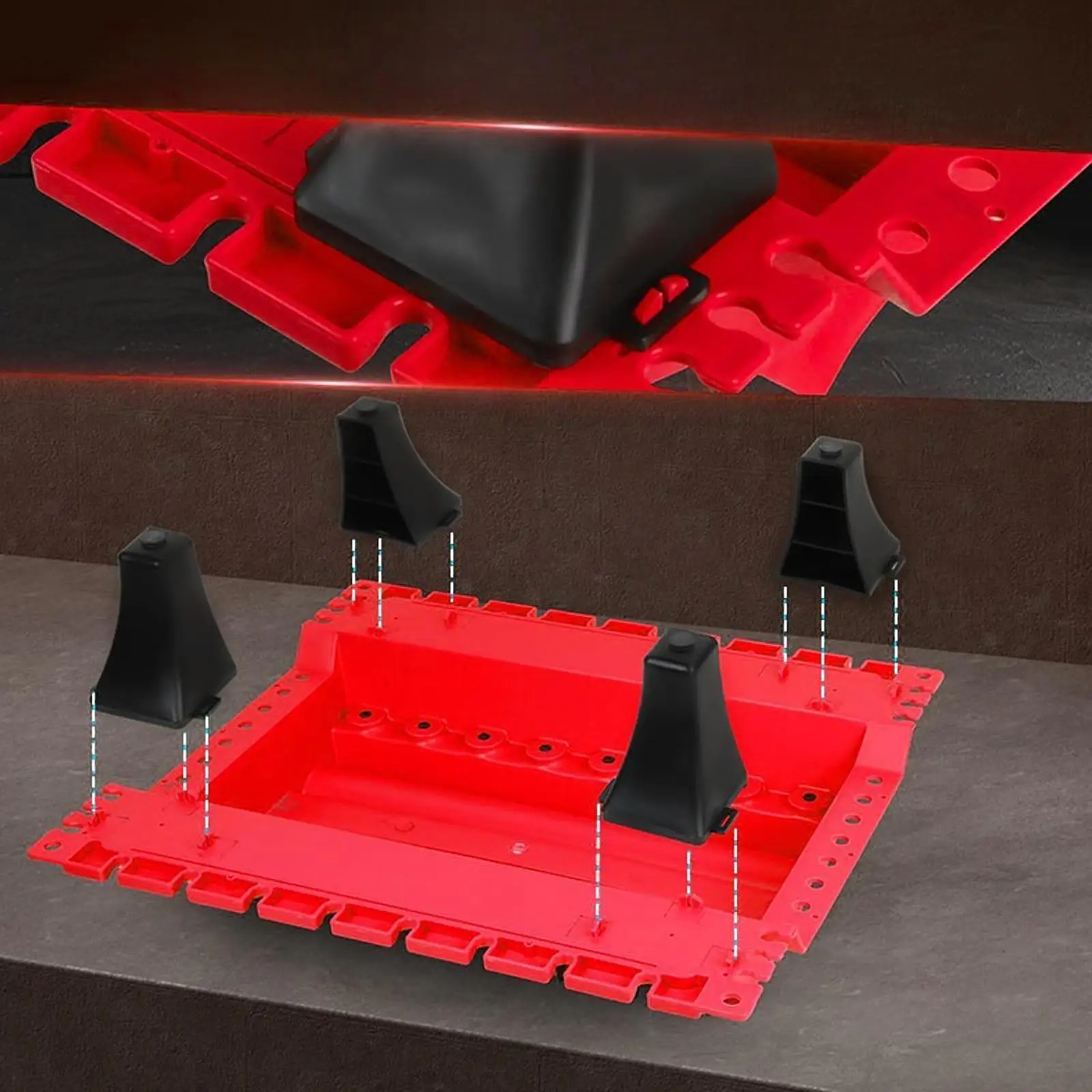 engine-cylinder-head-organizer-tray-lightweight-pp-valvetrain-storage-solution-for-car-repair-and-maintenance