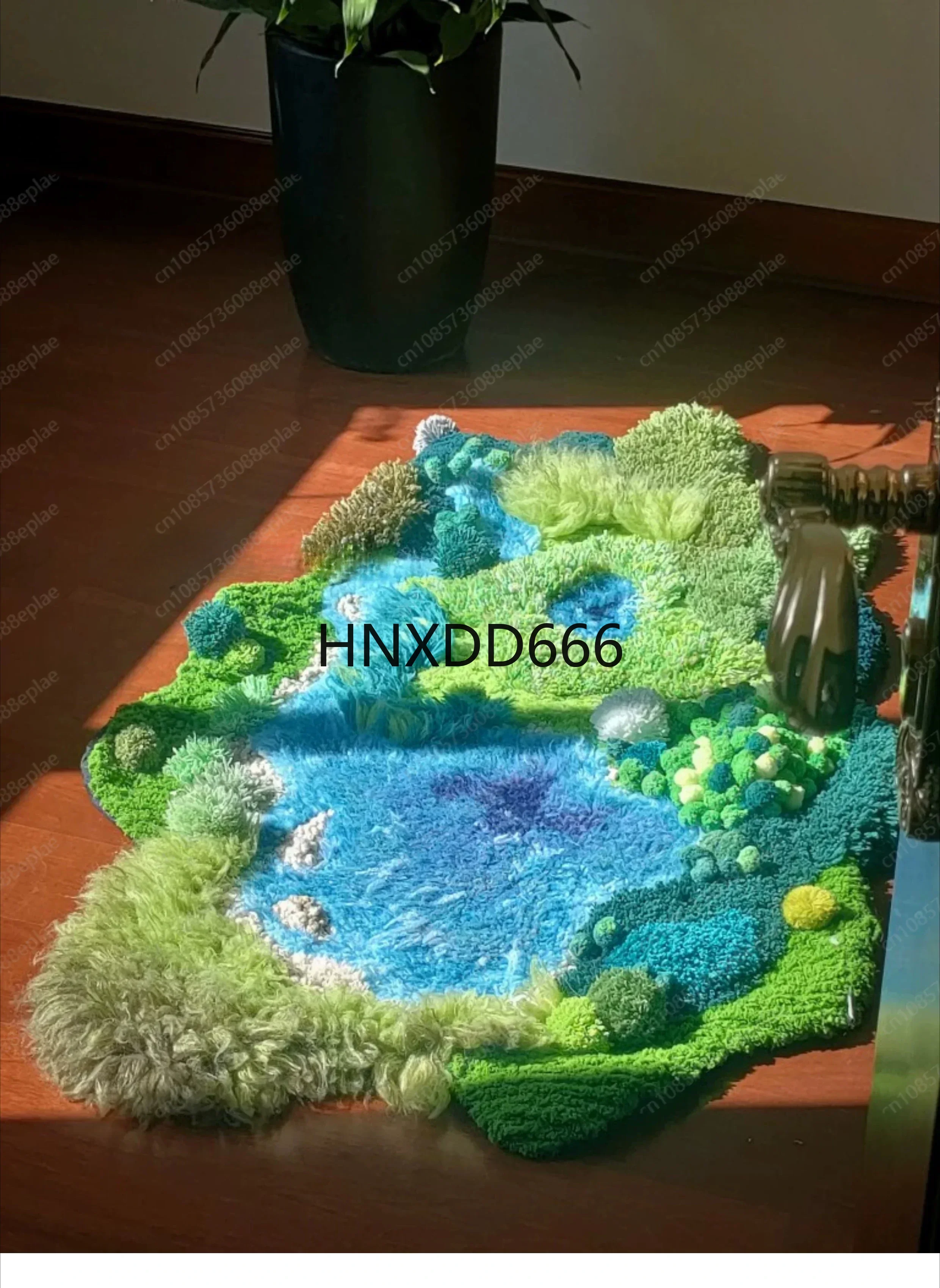 

(Material Package Only) Sang Salt Lake Moss Carpet Material Package Handmade Gift Bedside Atmosphere