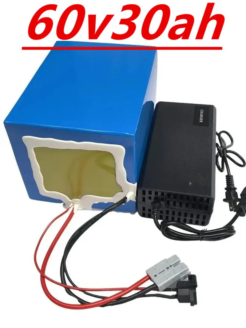 

60v 30ah Lithium battery pack 16S6P 21700 1000-2500W High Power Electric vehicle Scooter Motorcycle Tricycle +67.2V 5A charger