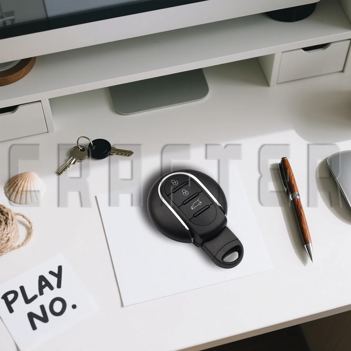 مفتاح Crafters NBGIDGNG1 BMW MINI 433/868MHz ID49 رقاقة مفتاح السيارة الذكية لكوبر كلوبمان كونتري مان 2015 + BDC مع خدمة القطع