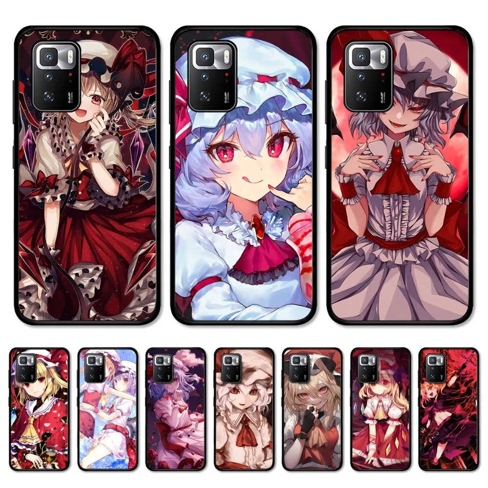 Anime Touhou Scarlet Eyes Phone Case For Redmi Note 4 X 5 A 6 7 8 Pro T 9 Pro 9S 10 Pro 11 Pro 11S 11Epro PocoM3pro