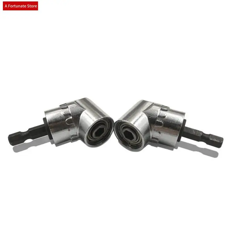 

2PCS Right Angle Drill,105 Degree Multifunction Right Angle Driver With 1/4Inch Hex Bit Socket Screwdriver Holder Adapter-A78G