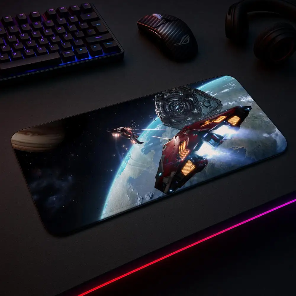 

Cool E-Elite D-Dangerous Mouse Pad Play Mat,Large XXL90x40cmx5mm,stitch Desk Mats,Gaming Accessories,PC Parts