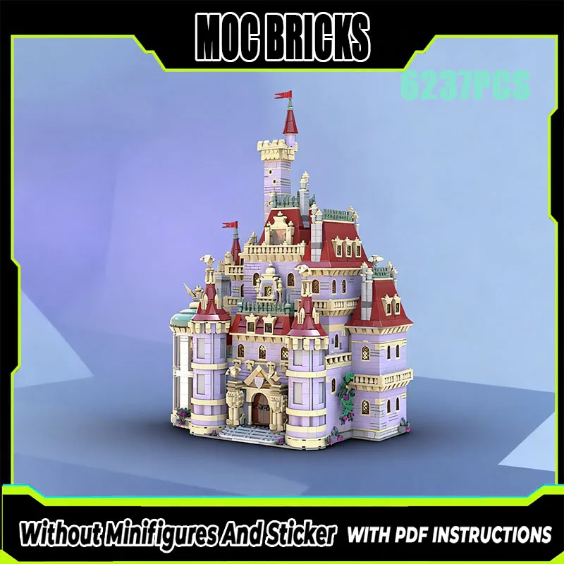 

Изысканный новый продукт MOC, строительные блоки, средневековая модель, замок зверя, технология, модульная детская игрушка, подарок, набор для сборки «сделай сам»