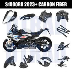 New For BMW S1000RR S1000 RR 2023 2024 Real Carbon Fiber Body & Frame Covers Motorcycle Fairing Kits Twill Gloss Modified Parts