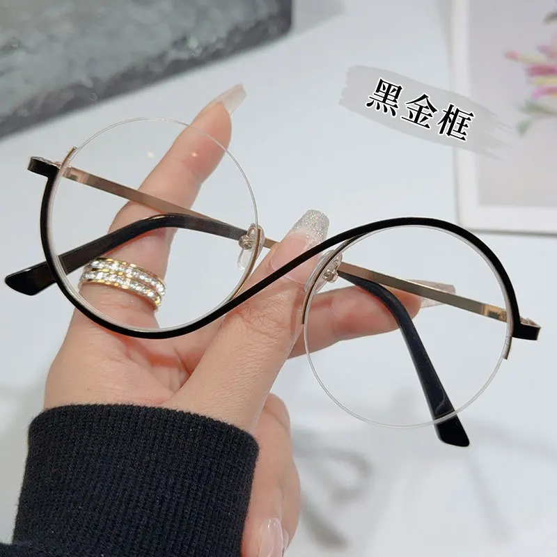 نظارات مضادة للضوء الأزرق تحجب الإشعاع نظارات الضوء الأزرق إطار الكمبيوتر الراتنج لين تريند عدسات شفافة نظارات الكمبيوتر #3