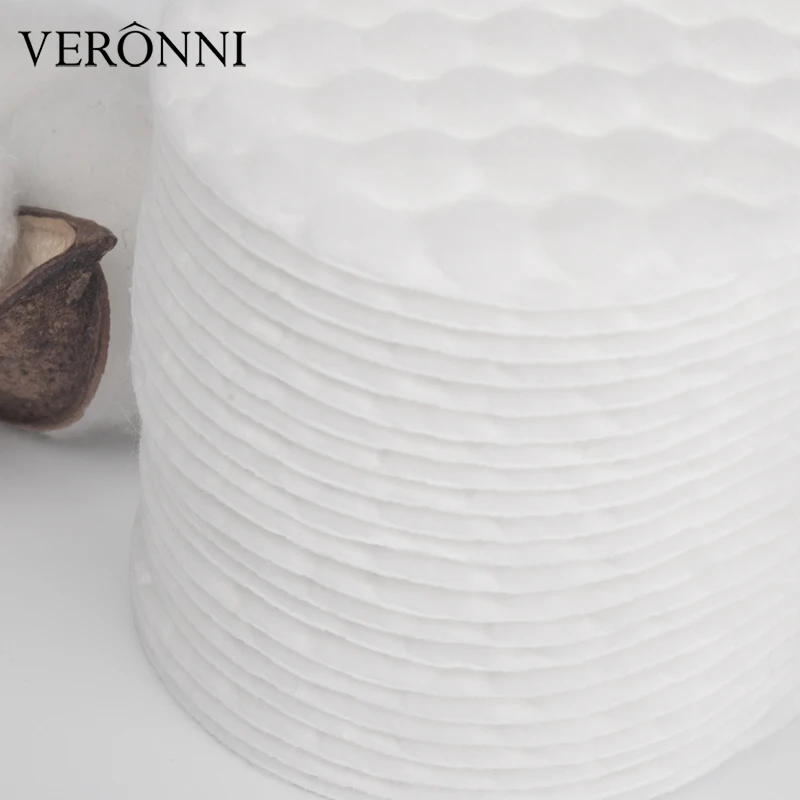 Almohadillas de algodón desechables de doble cara para limpieza y aplicación húmeda de bolsas faciales, portátiles, suaves y finas