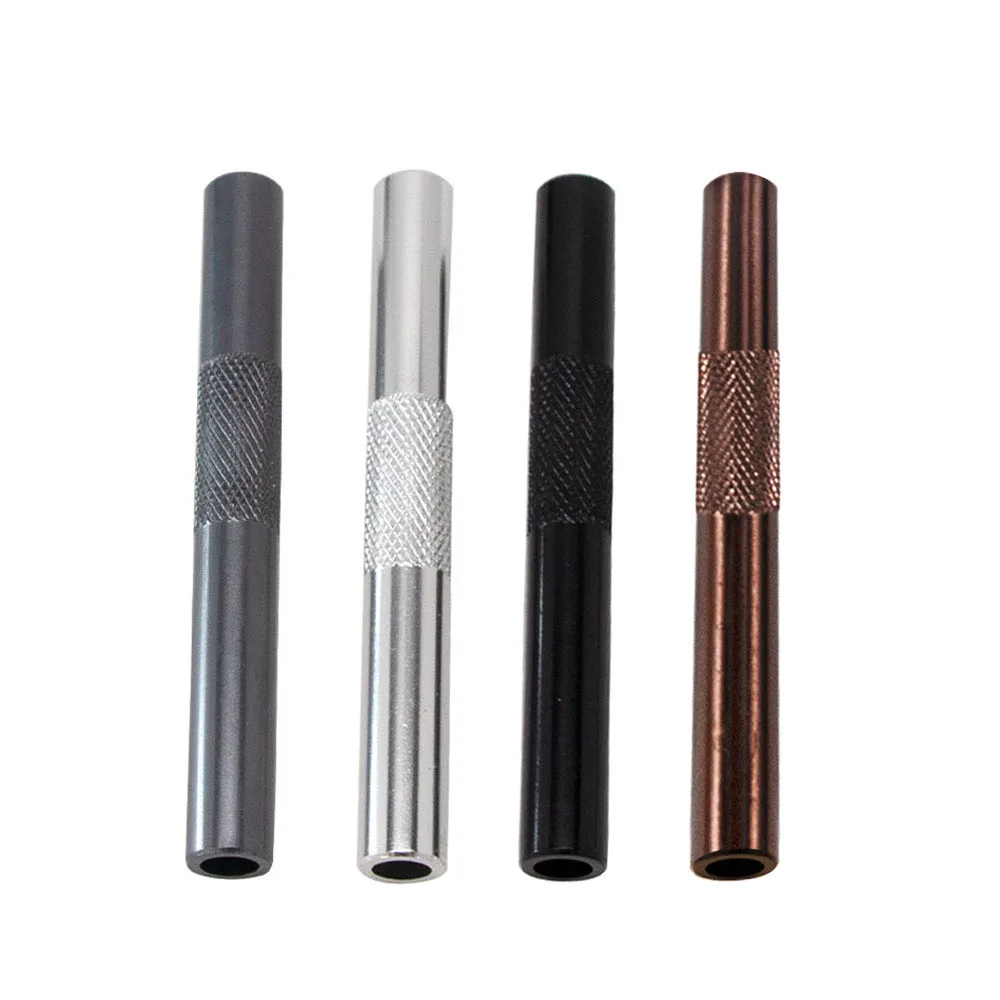 5 Stück Rohr aus Aluminiumlegierung mit 1 Stück Reinigungsbürsten, hochwertigem Metallstroh, cooles Gadget für Männer – Detail 12