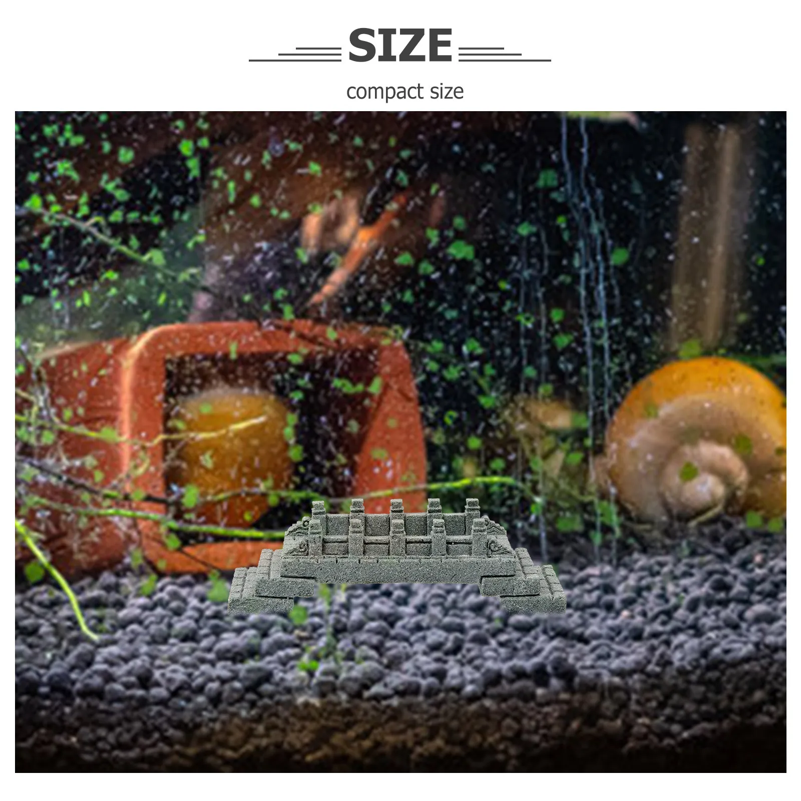 

Miniature Stone Bonsai Landscape Adornment Compact Arch Bridge Decor For Garden Yard Balcony Fish Tank Aquarium Fake Bridge Faux
