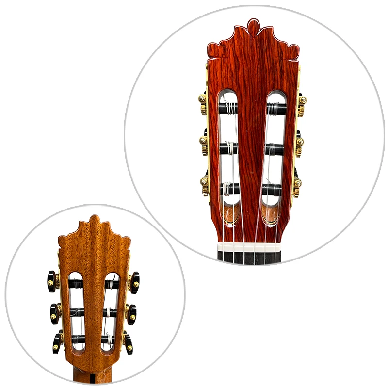 All solid Body Spruce Cedar Cocobolo Traditional Spanish Handmade Nylon String Classical Guitar musical instruments