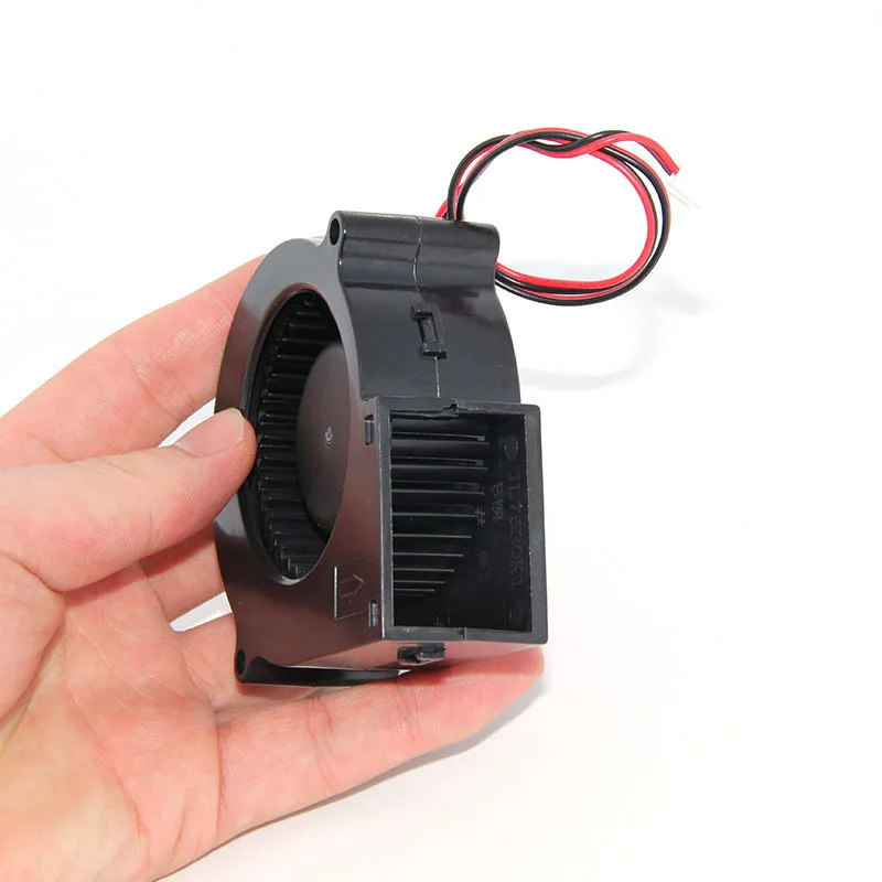 7cm DC 7530 ventilador de refrigeración 75x75x30mm Turbo ventilador manga refrigeración 5V 12V 24V 7cm enfriador de flujo de aire para ventilador de impresora 3D