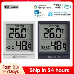 ProTap PRTETP03 Zigbee Temperature Humidity Sensor Smart Home Real-time Monitor Via Ewelink Alexa Google Home Assistant APP