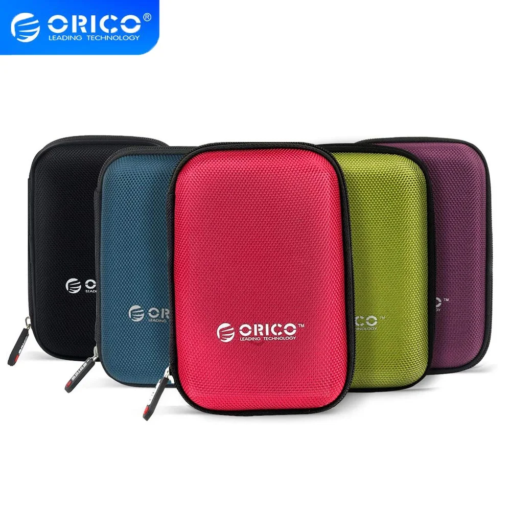 ORICO 2.5 Inch HDD Protection Box Bag Case for External Portable HDD Portable Bag Hard Drive Power Bank USB Cable