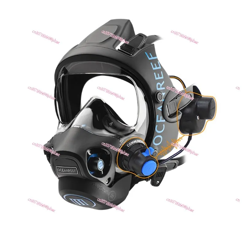 Reef Full Face Diving Mask Comprehensive Mirror Breathing Regulator Wireless Underwater Communication Talker