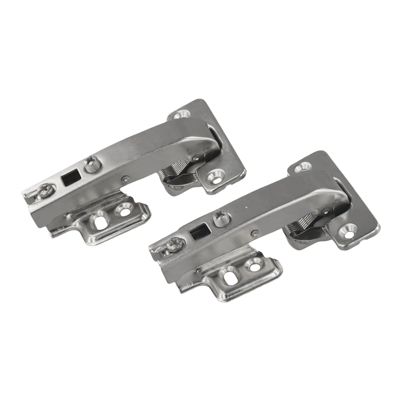 2Pcs Buffer Hinge 90°Hydraulic Hinge Folding Cabinet Door Hinge Heavy Duty For Home Improvement Hardware Accessories