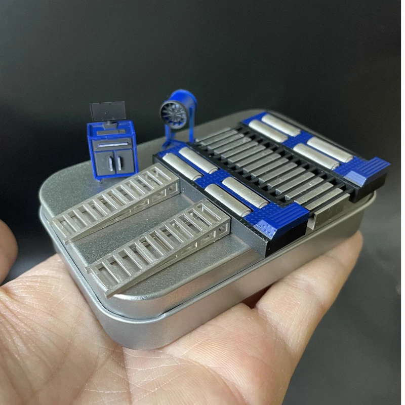 1/64 Custom Modification Set of Miniature Scene Accessory Adjustable Length For Horsepower Machines Garage Repair Shop Tools