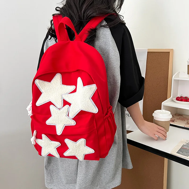 Mochila para niños, mochila versátil de estrella pequeña, bolsas para madres y niños, mochilas escolares para niñas, mochilas para niños pequeños, mochilas bonitas 2024