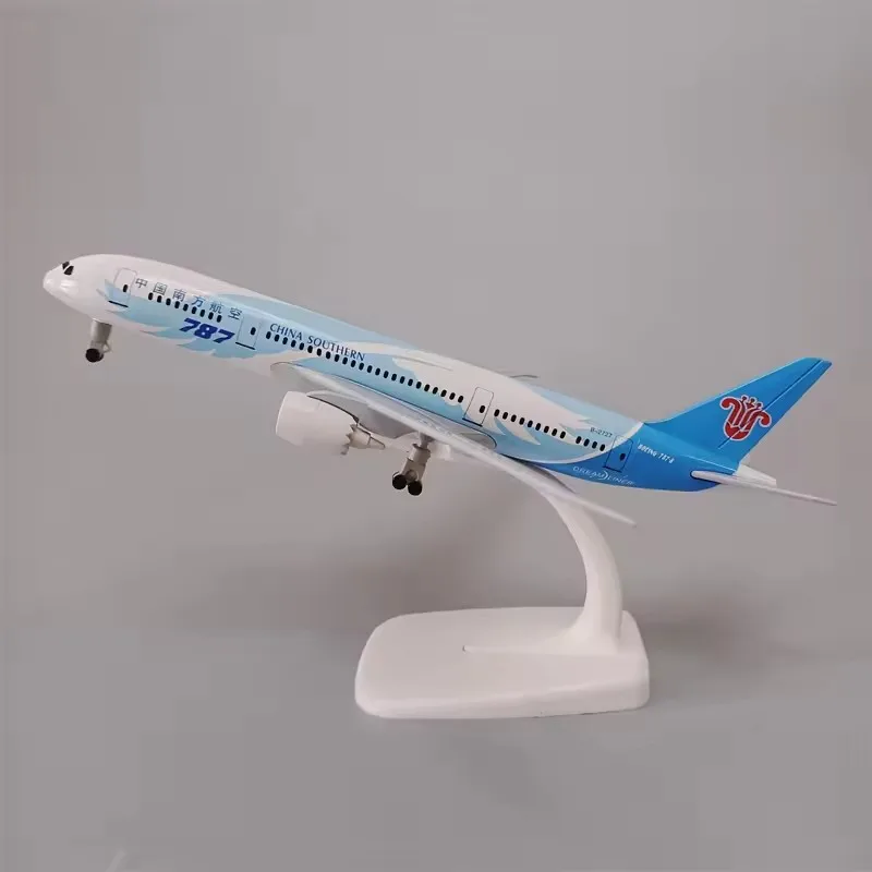 

Масштаб 20cM, Китай, Southern Airlines, самолет B787, литая под давлением модель самолета для взрослых, коллекция, украшение для офиса и рабочего стола