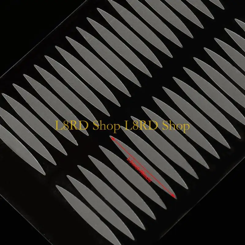 L8rd 40pcs Unsichtbar olivförmige Doppel -Augenlid -Aufkleberklebeband Make -up