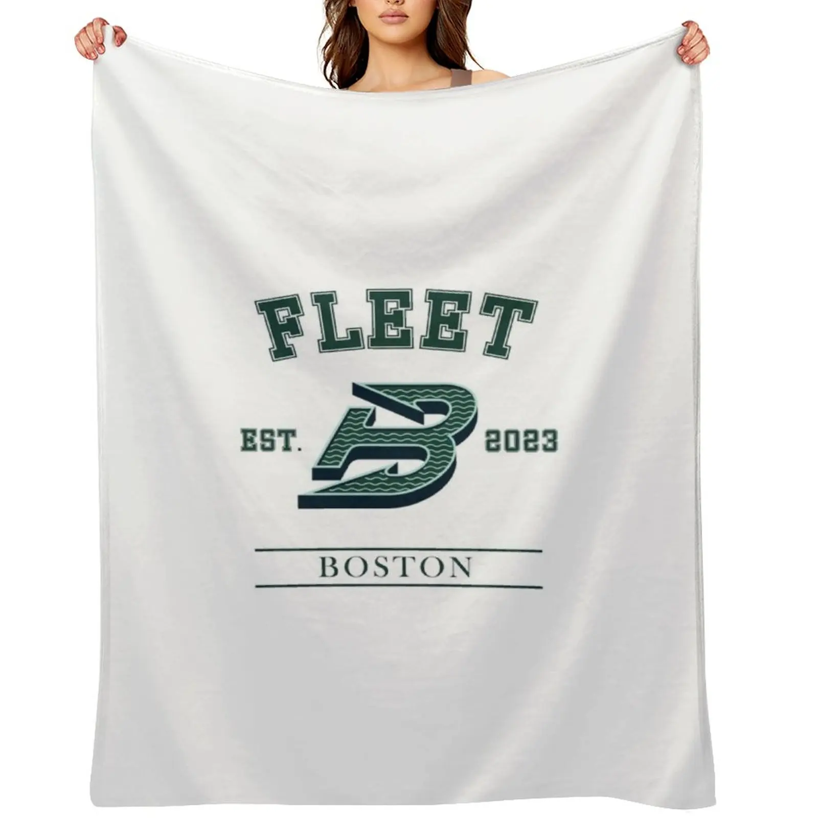

Boston Fleet PWHL Vintage Logo Throw Blanket Sofas Extra Large Throw Winter beds Cute Plaid Blankets