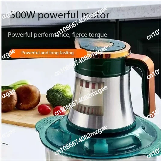 

Кухонный артефакт, мясорубка большой емкости 5 л, бытовой многофункциональный полностью автоматический миксер для мясорубки из нержавеющей стали