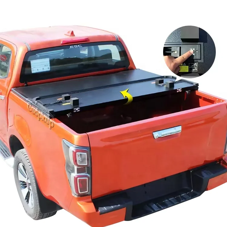 

Benext 4x4 Offroad Auto Accessories Hard Folding Tonneau Cover for L200 F150 Pickup Truck Models