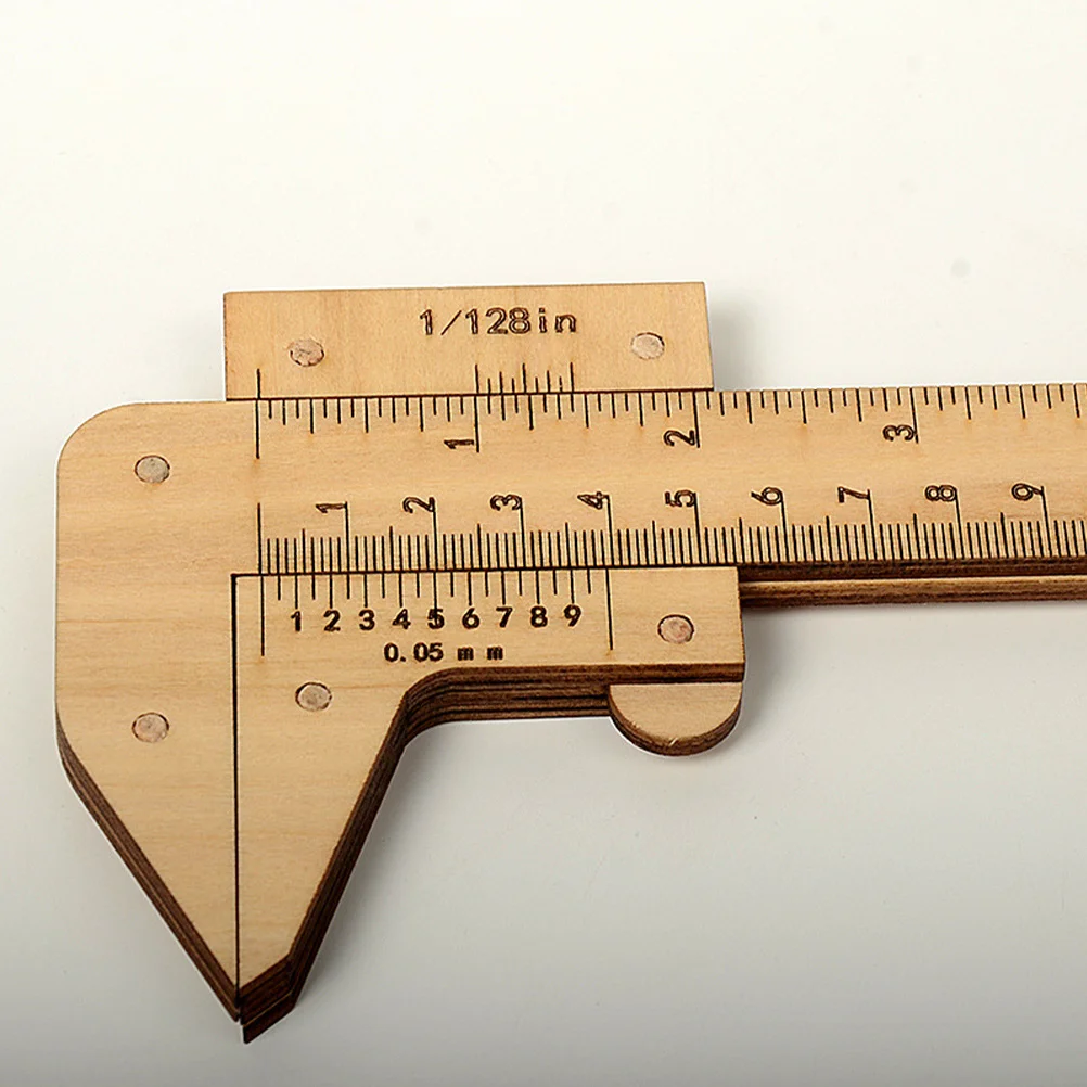 مسطرة حافة مستقيمة خفيفة الوزن من الخشب، مسطرة قياس مرونة عالية الصلابة لاستخدام ورشة مكتب الدراسة
