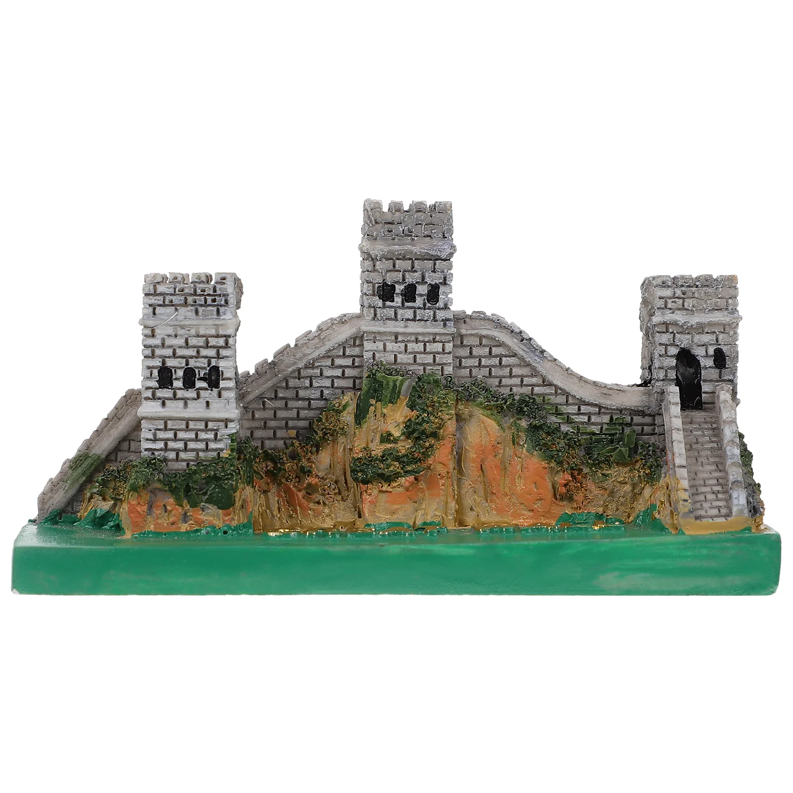 

1Pcs Resin Aquarium Ornament Great Wall of China Decor Detailed Fish Tank Hideout for Safe Compact Design Home
