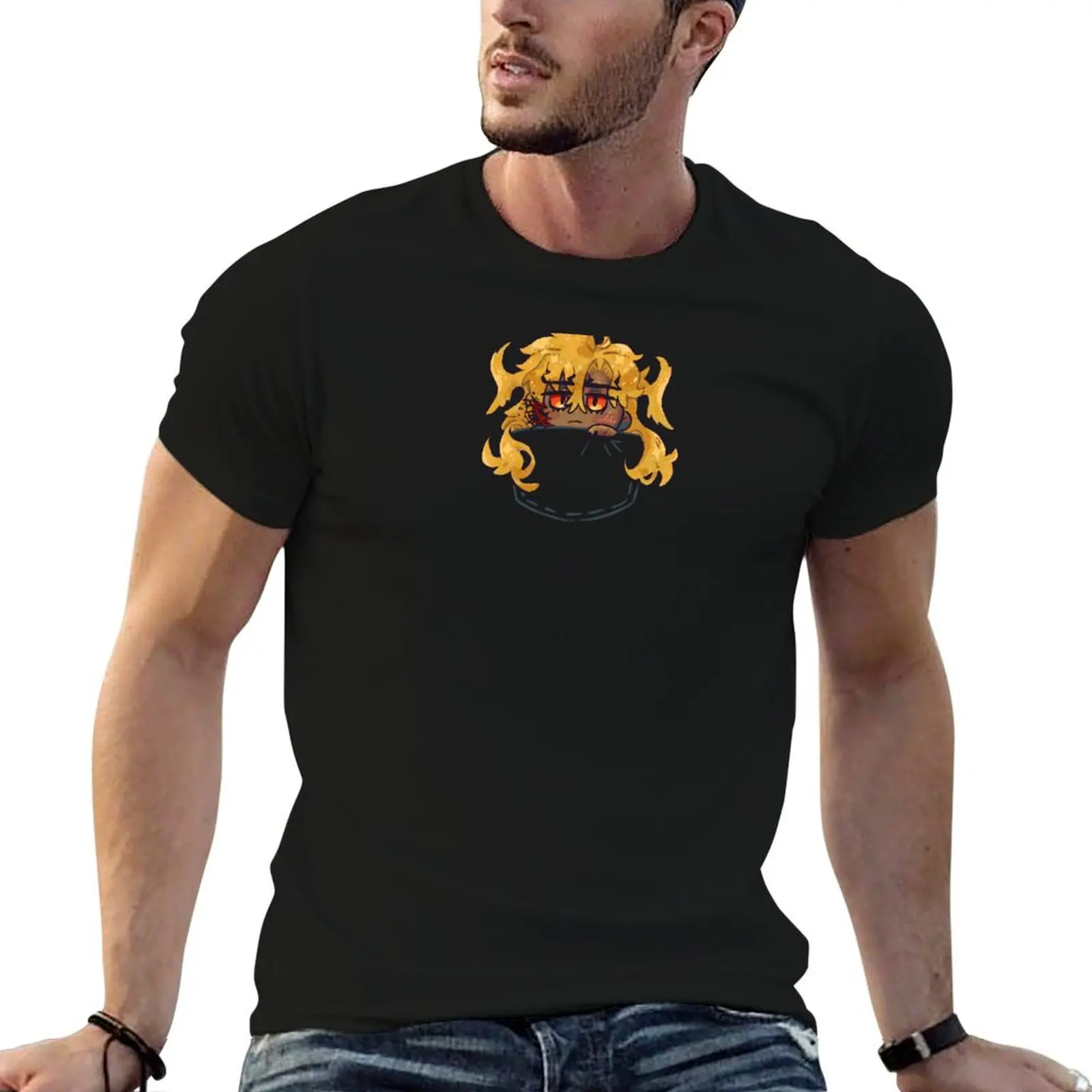 Pocket Goetia fgo T-Shirt plus size clothes plain sublime oversized big and tall t shirts for men