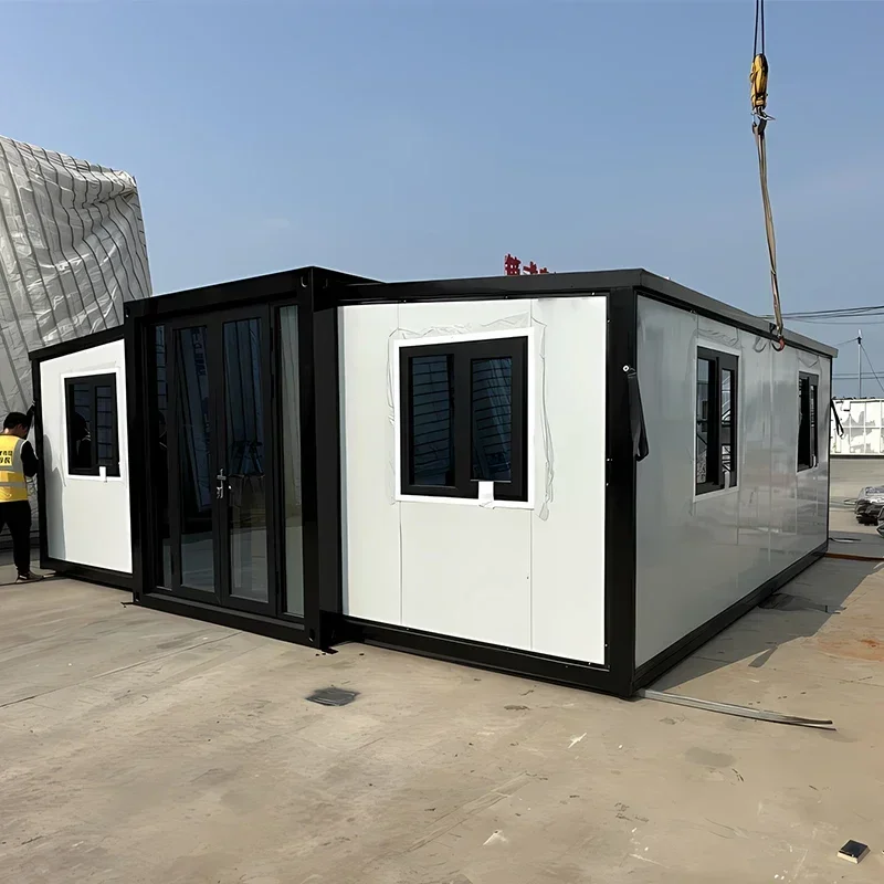 Expandable Container House Factory Direct Supply Modular House Australia Tiny Home Prefab Steel 2 Bedroom Container House