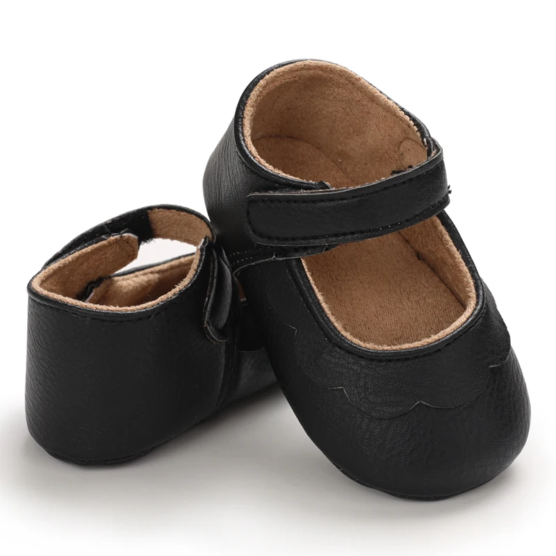 New spring and summer products, no lace up flat heels forbaby girls, retro style, suitable for 0-1 year old babies