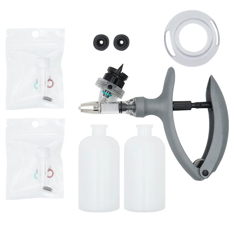 1ml/2ml /5ml Automatic Veterinary Continuous Syringe Animal Injection Adjustable Vaccine for Livestock Pig Cattle Sheep Feeder