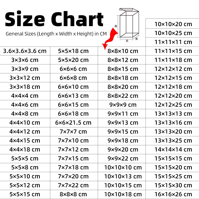 50 قطعة من البلاستيك الشفاف PET صناديق عرض مربعة قابلة للطي PVC للبيع بالتجزئة هدية مربعة التعبئة والتغليف صندوق تخزين الحلوى PP الشفاف #3