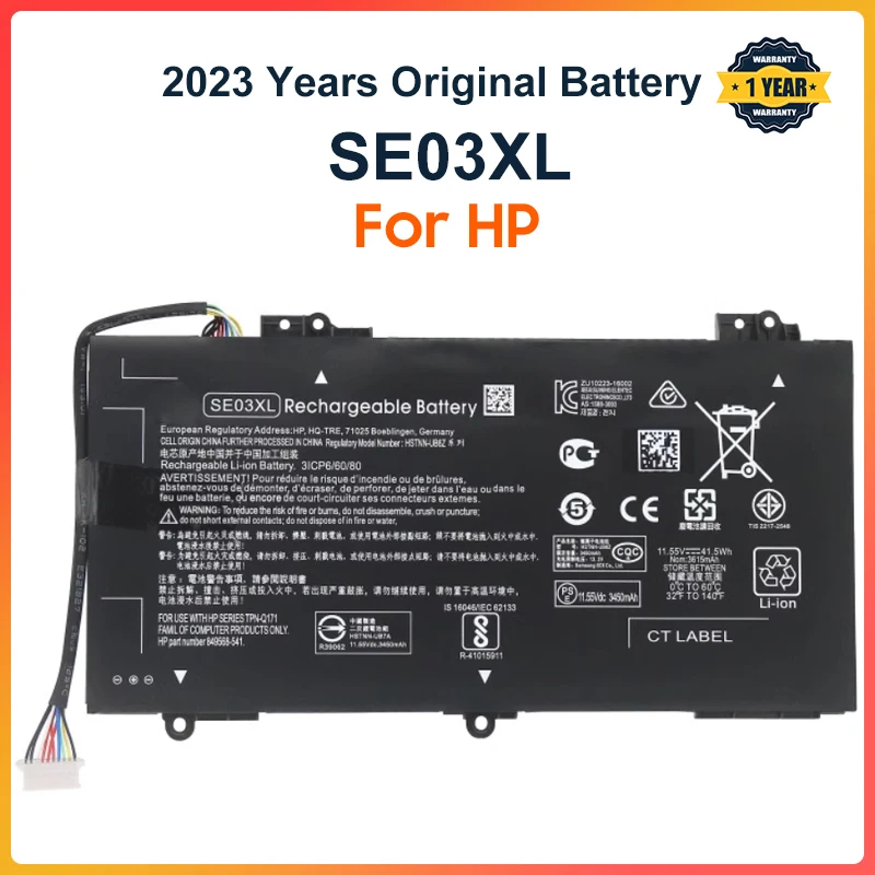 SE03XL-batería para portátil HP Pavilion 14-AL000 Series, HSTNN-LB7G, SE03, HSTNN-UB6Z, 849568-541, 849568-421