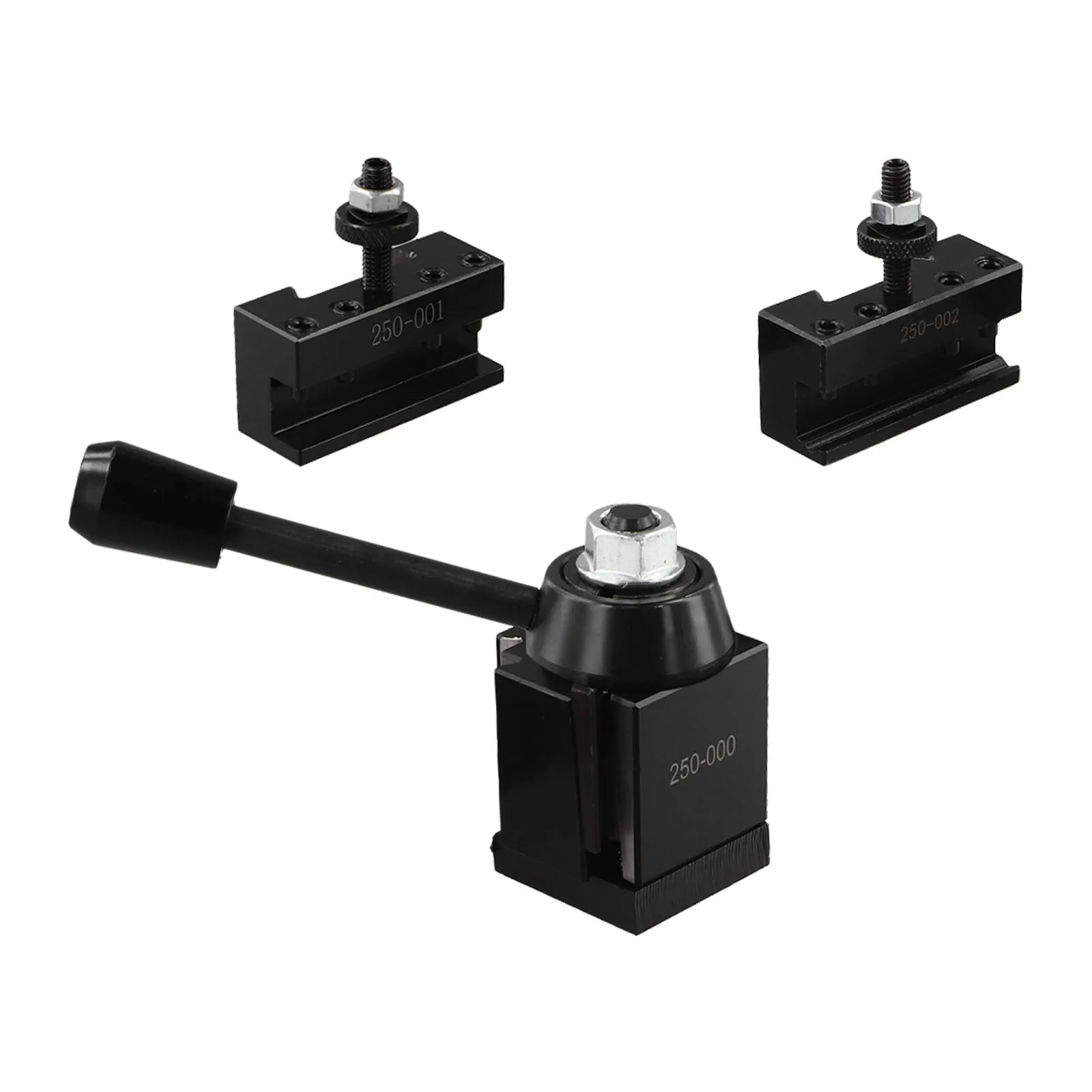 1/3Pc Lathe Quick Change Tool Post Lathe Tool Holder 250-000 250-001 250-002 250-004 250-007 Wedge Type Quick Changing Tool Post