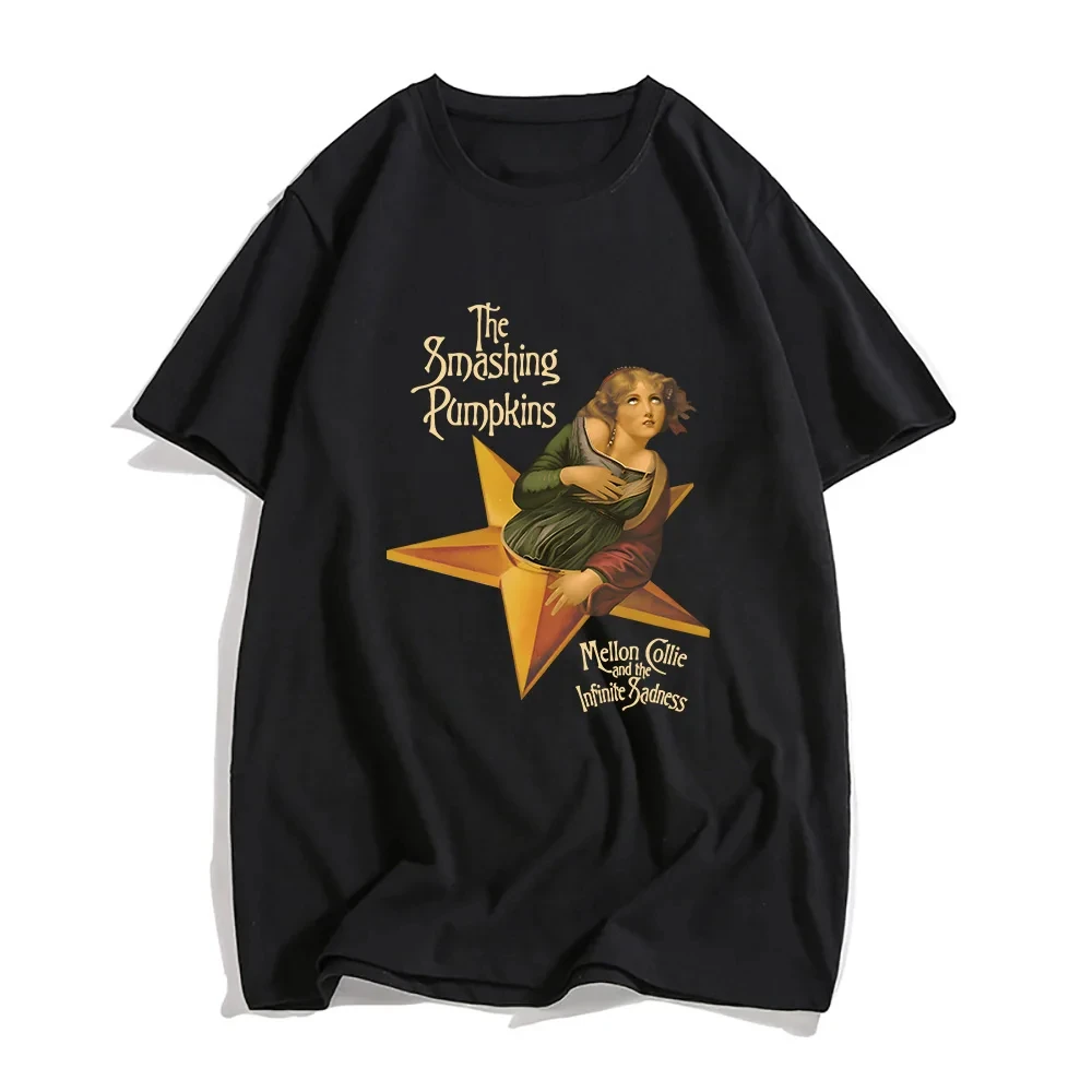 

Mellon Collie and The Infinite Sadness T-shirt The Smashing Pumpkins Band Graphic Tshirts Vintage Fashion Printing Shirt