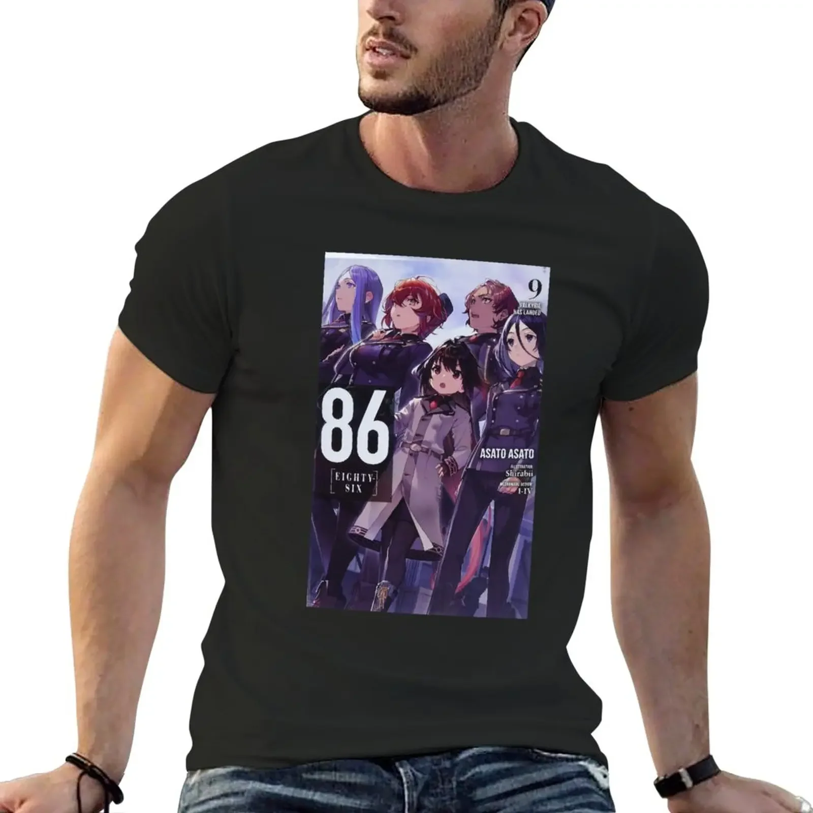 Eighty Six 86 Anime T-Shirt plus size tops sublime cute clothes mens white t shirts