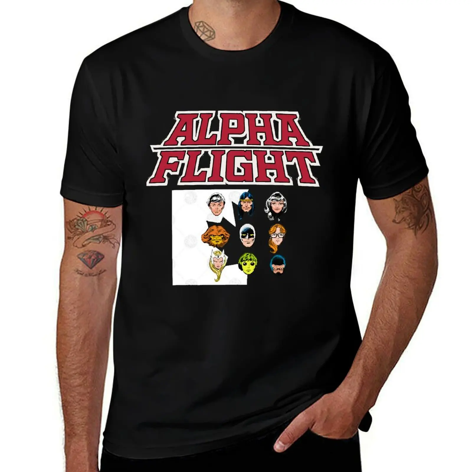 

CLASSIC ALPHA FLIGHT T-Shirt anime figures summer shirt Blouse Personalized t-shirt mens t shirt graphic
