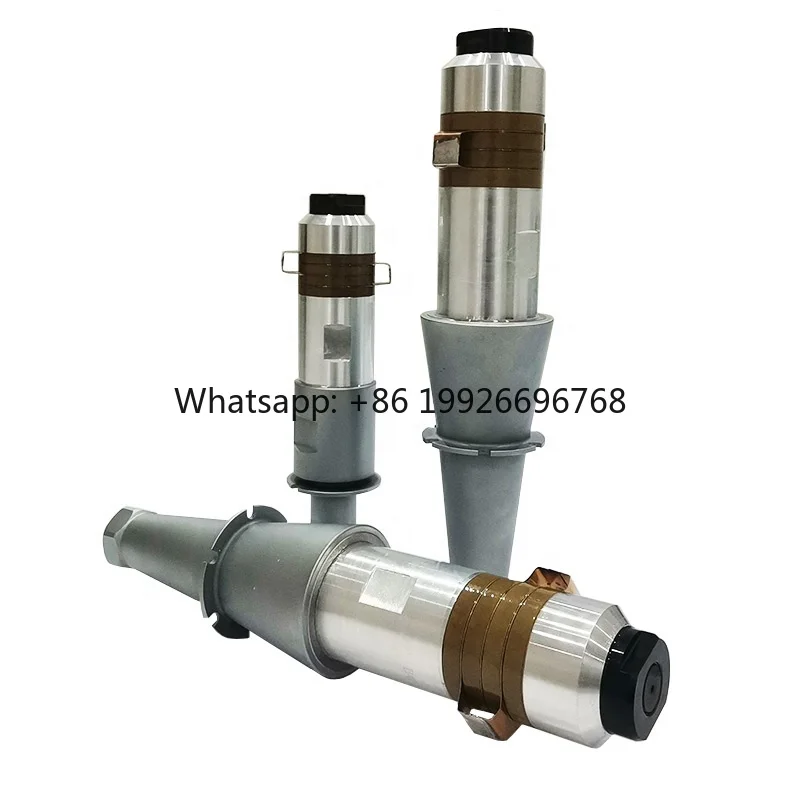 15KHz Ultrasonic Mask Welding Transducer Analog Sensor 2600W Power Long Working Life Model QXWT-60Z15/2600-P8 QXULTRASONIC